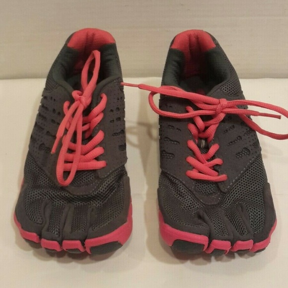 Fila Skele Toes Sneakers Pink/Gray Size 6 M - Picture 1 of 8